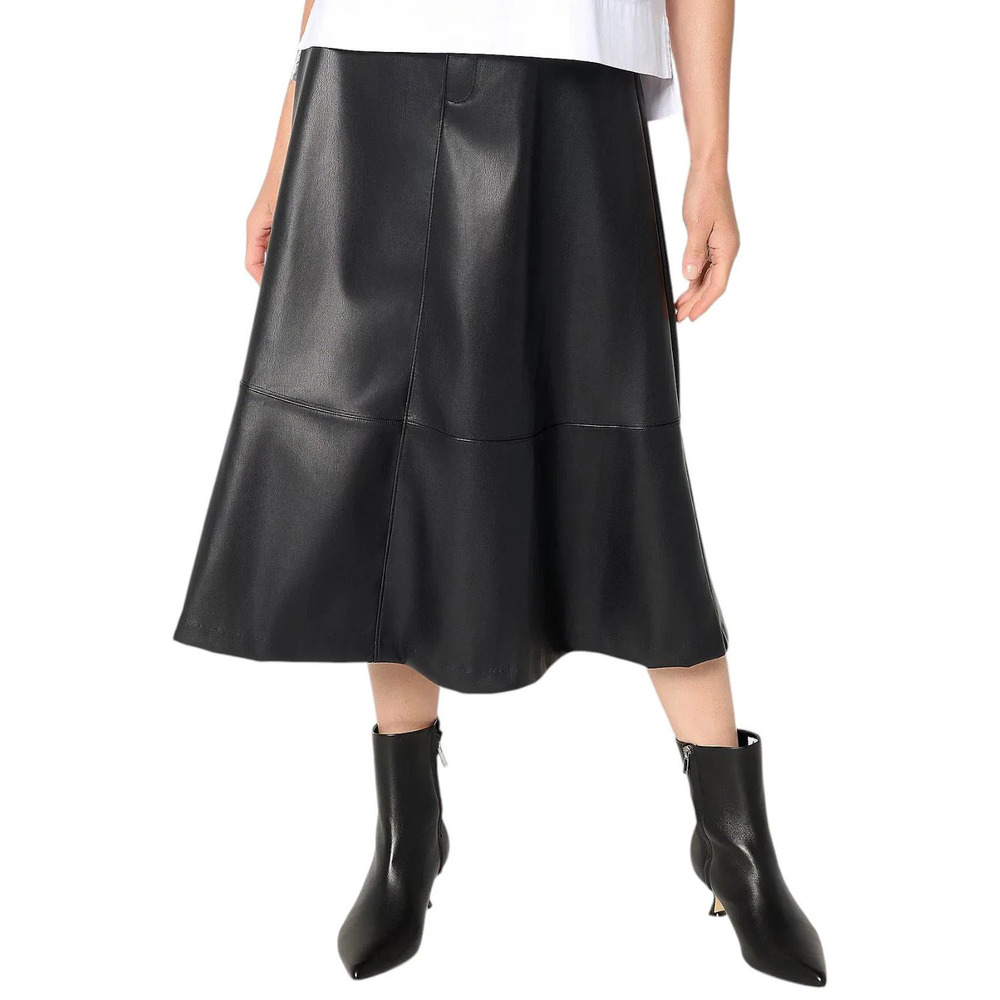 Me by Jennie Garth Mott Faux Leather Skirt Black - Regular